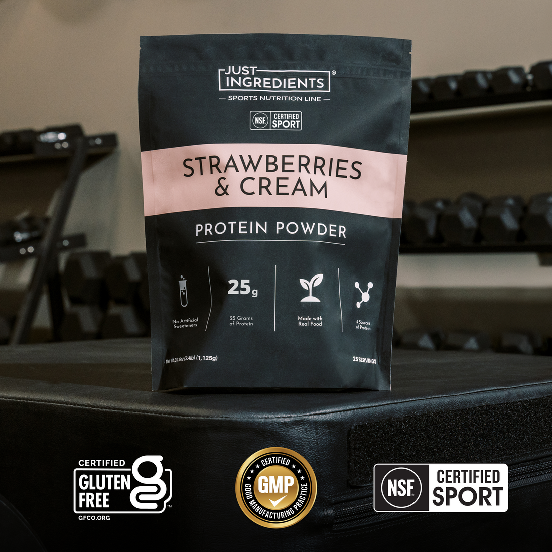 Strawberries and Cream Protein Powder NSF - Certifications