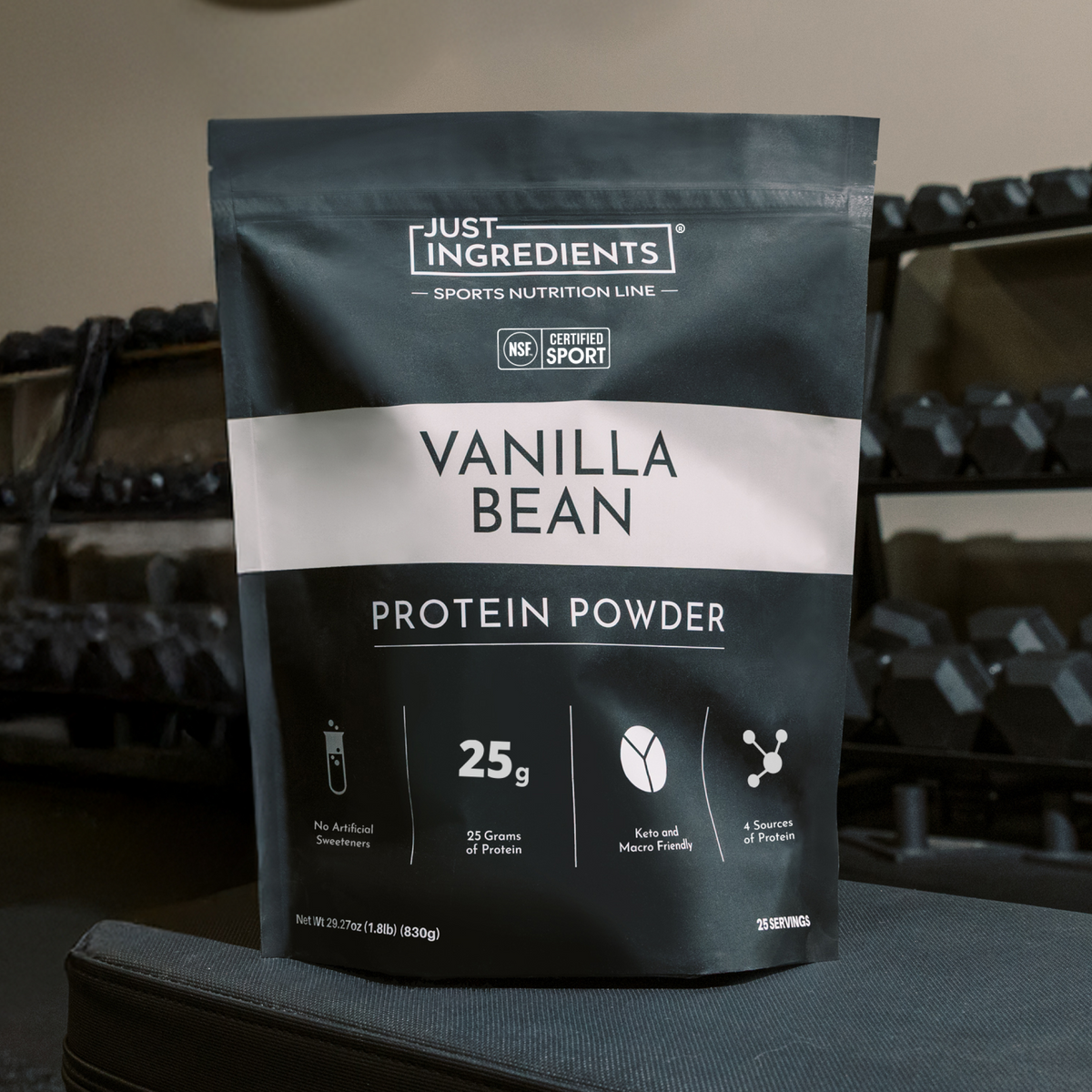Vanilla Bean Protein Powder NSF - Lifestyle
