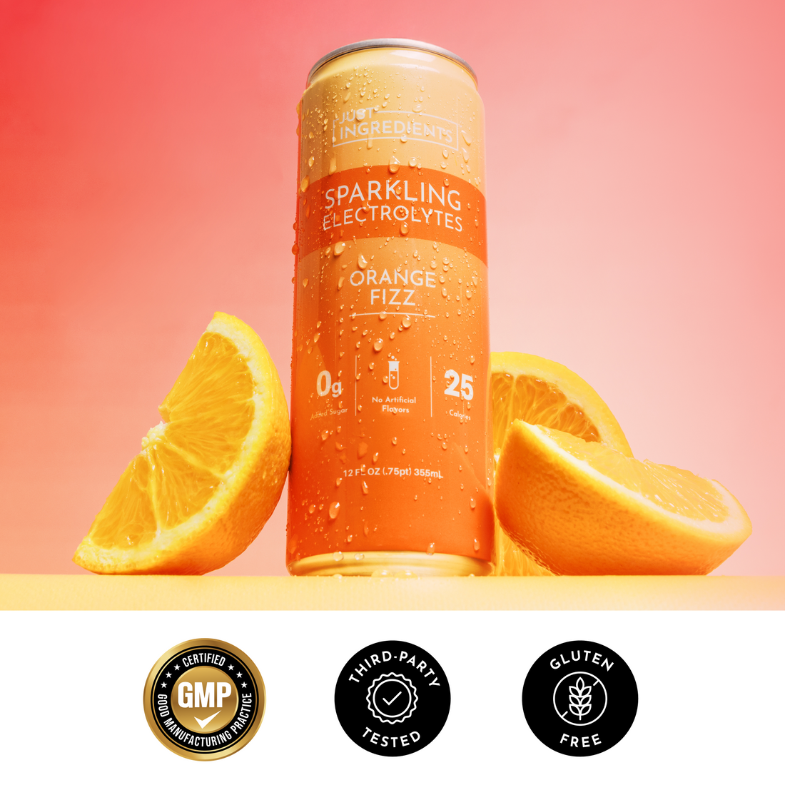 Orange Fizz Sparkling Electrolytes - JI Difference