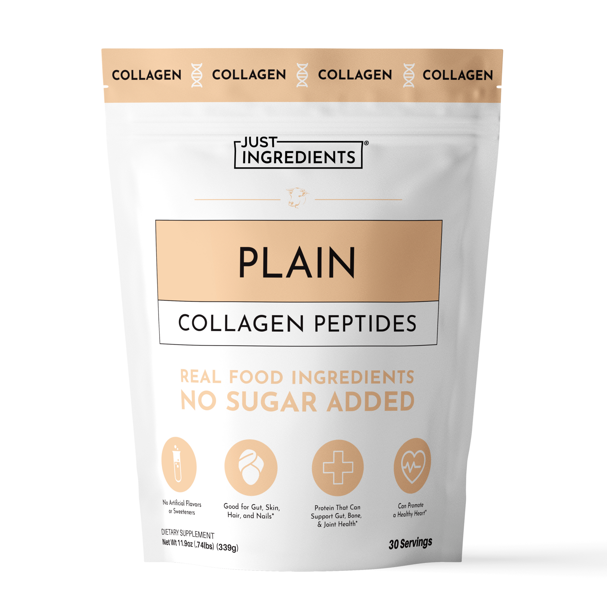 Plain Collagen Peptides - Product Mockup