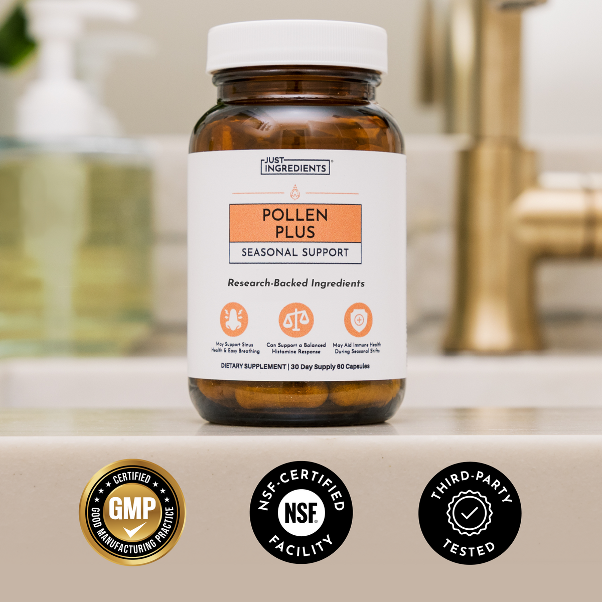 Pollen Plus Seasonal Support - Cert