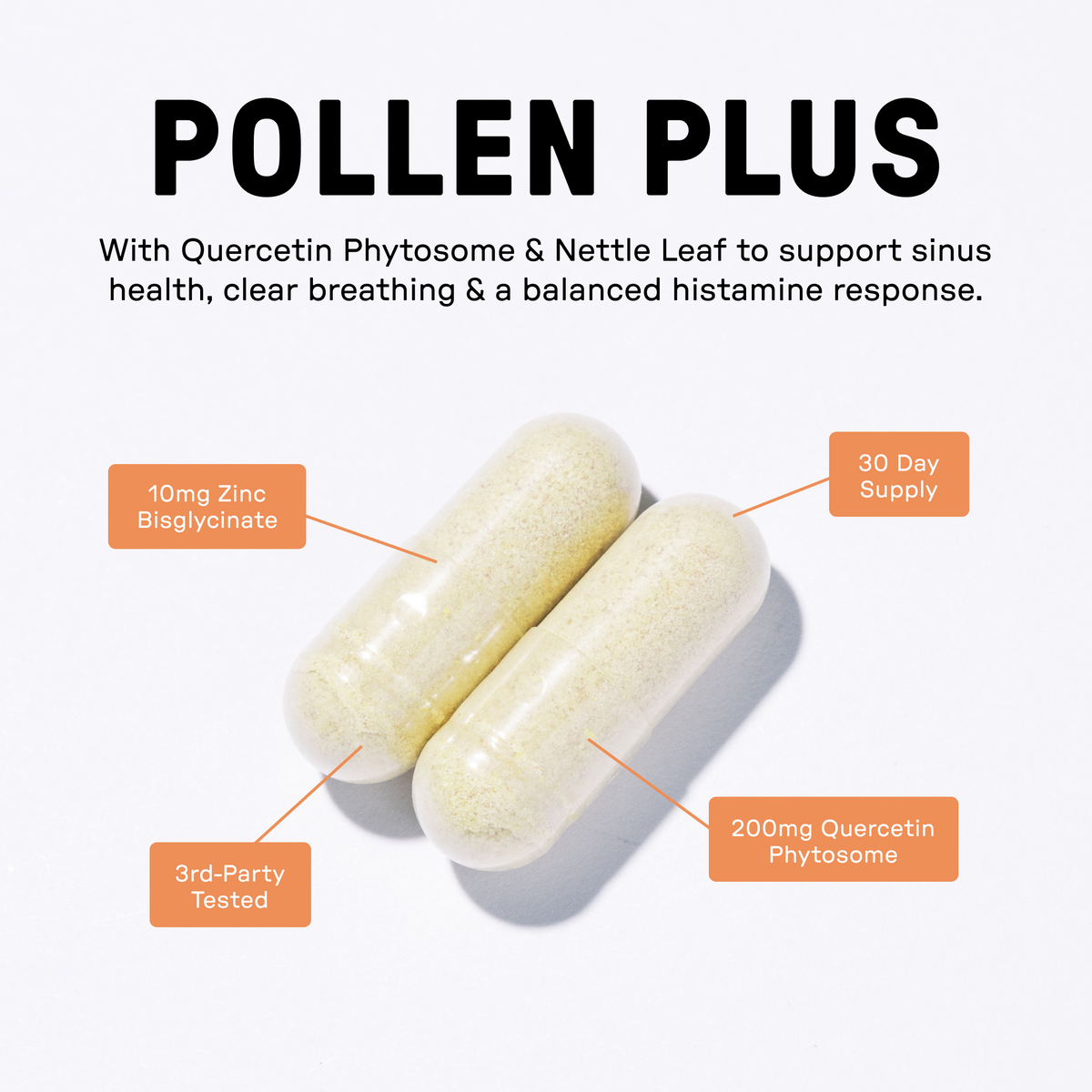 Pollen Plus Seasonal Support - Information