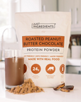 Roasted Peanut Butter Chocolate Protein Powder - Lifestyle
