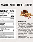 Roasted Peanut Butter Chocolate Protein Powder - Nutrition Panel