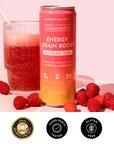Raspberry Rush Energy + Brain Boost (12 Pack) - JI Difference