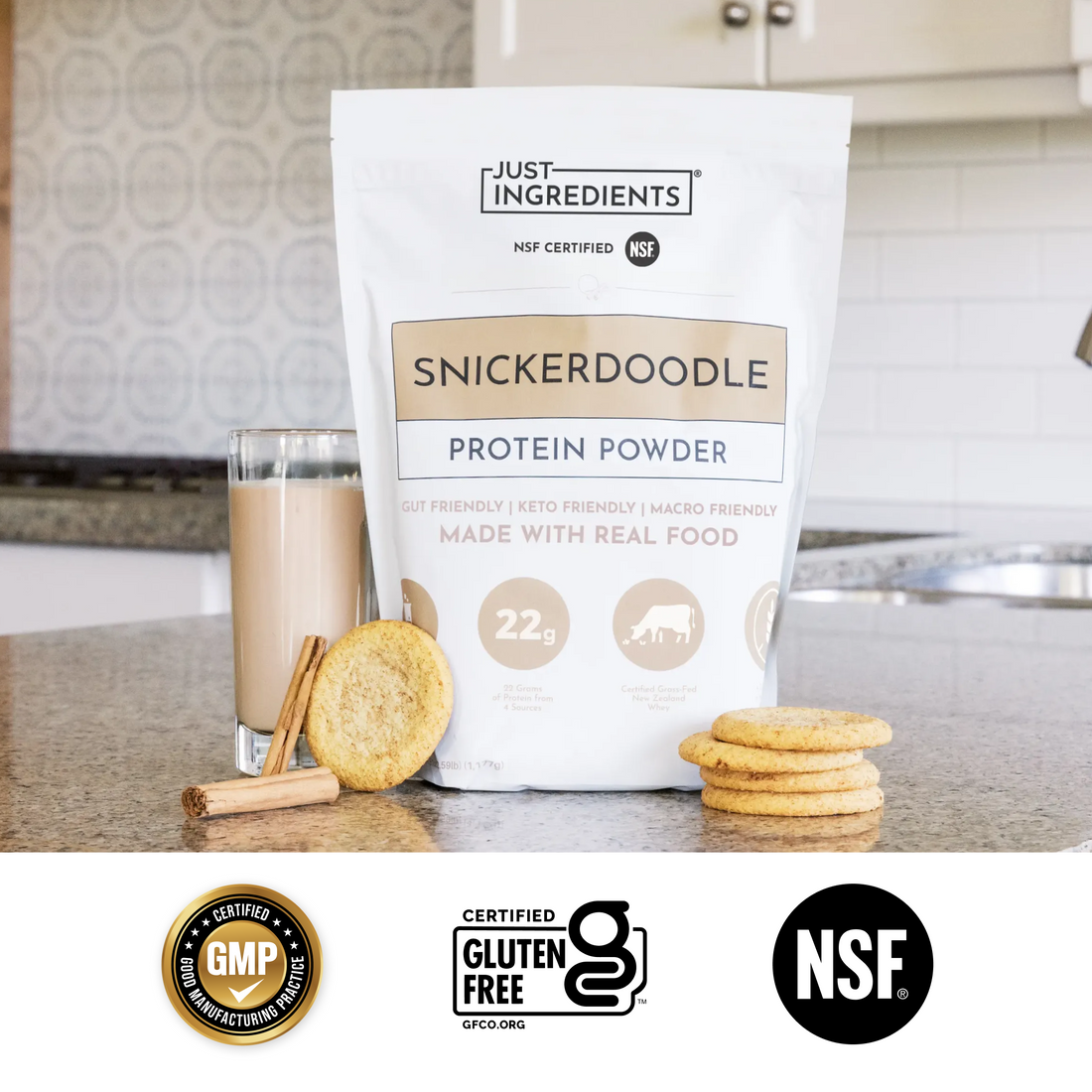 Snickerdoodle Protein Powder - Certifications