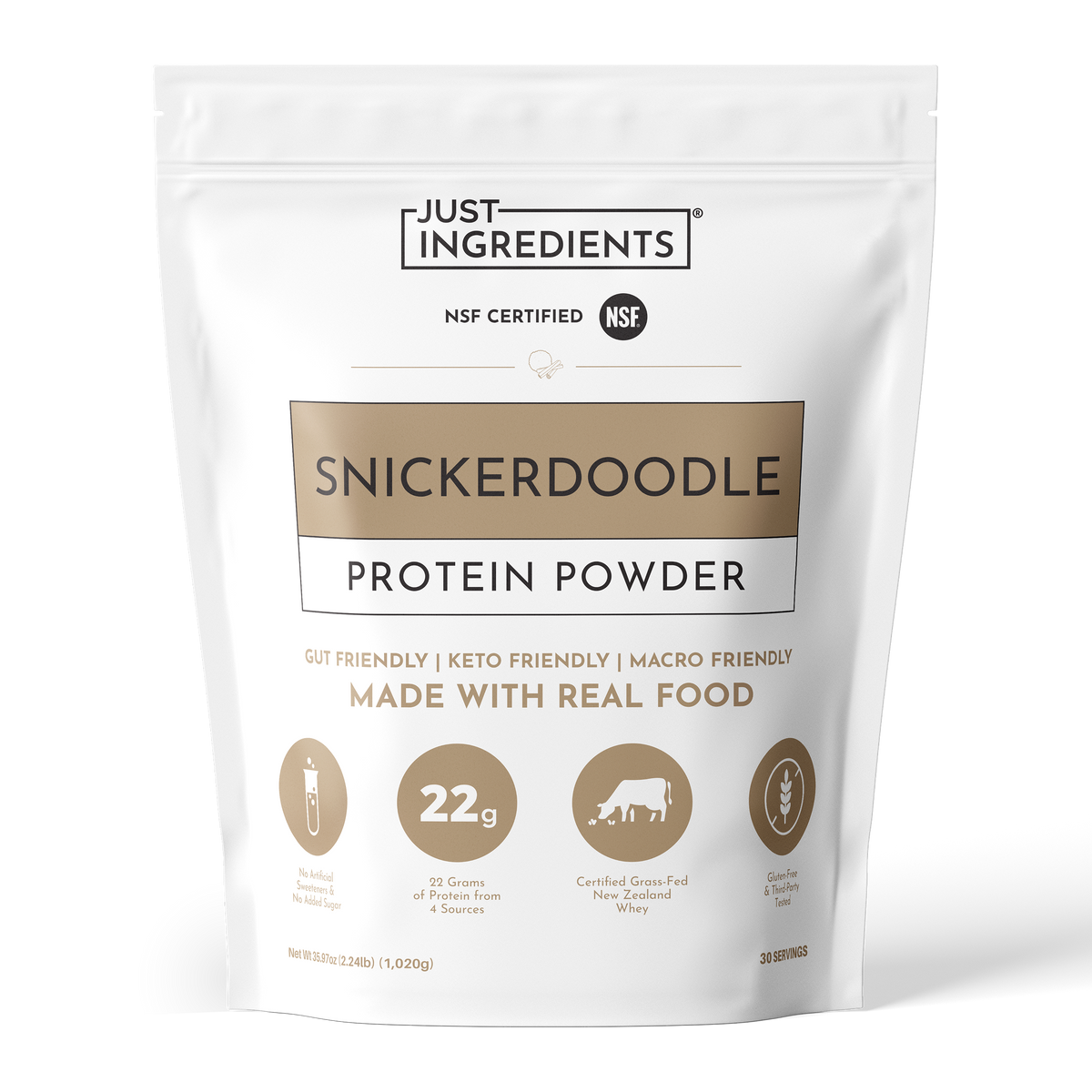 Snickerdoodle Protein Powder - Product Mockup