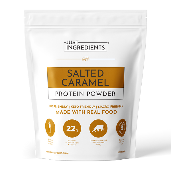 Salted Caramel Protein Powder - Product Mockup