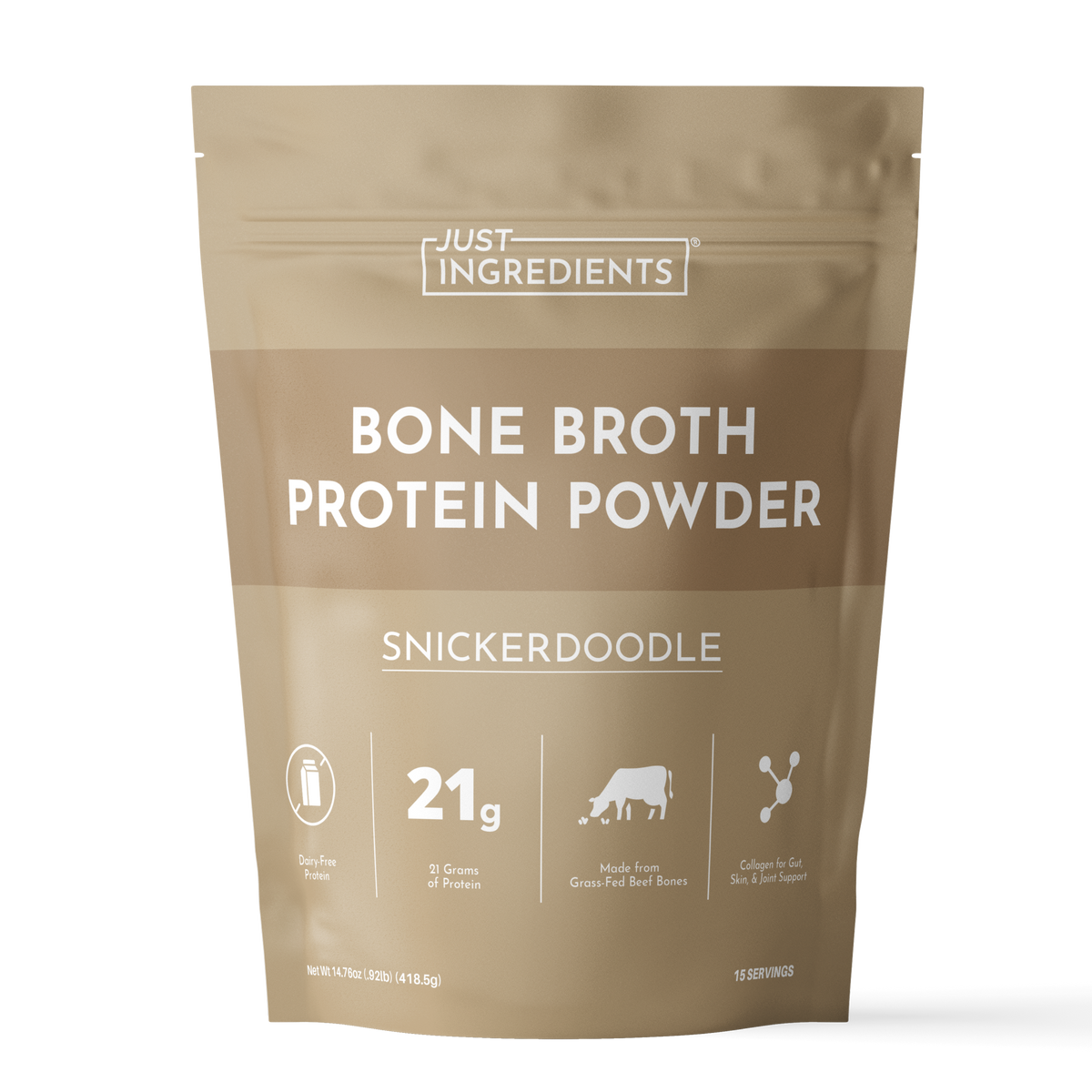 Snickerdoodle Bone Broth Protein Powder - Product Mockup