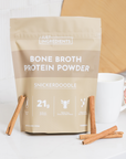 Snickerdoodle Bone Broth Protein Powder - Lifestyle Image