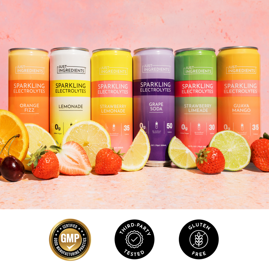 Sparkling Electrolytes Variety Pack - JI Difference