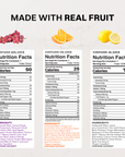 Sparkling Electrolytes Variety Pack - Nutrition Panel 1