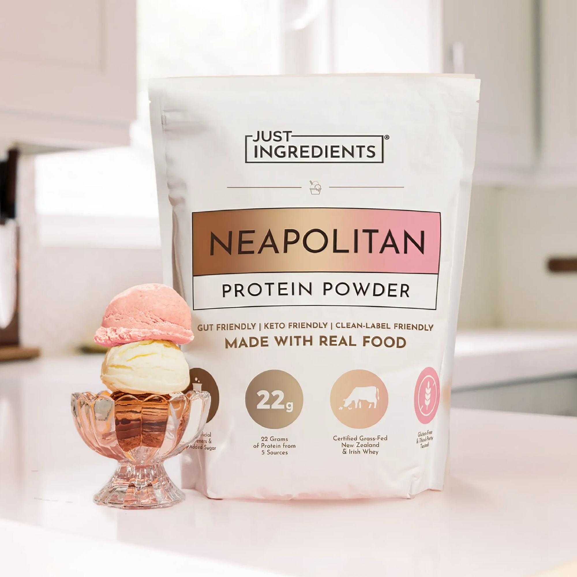Neapolitan Protein Powder - Lifestyle