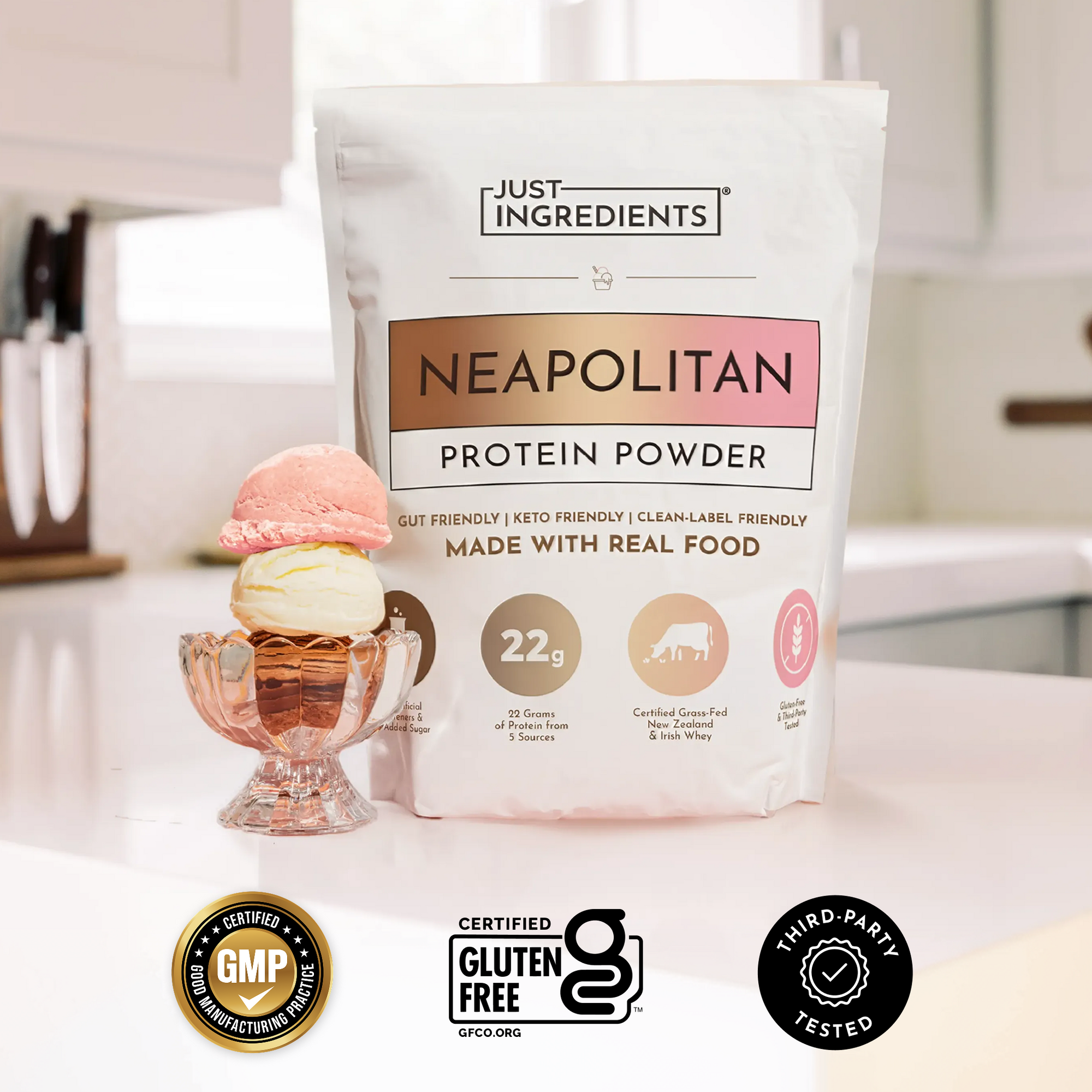 Neapolitan Protein Powder - Certifications