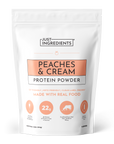 Peaches & Cream Protein Powder - Product Mockup