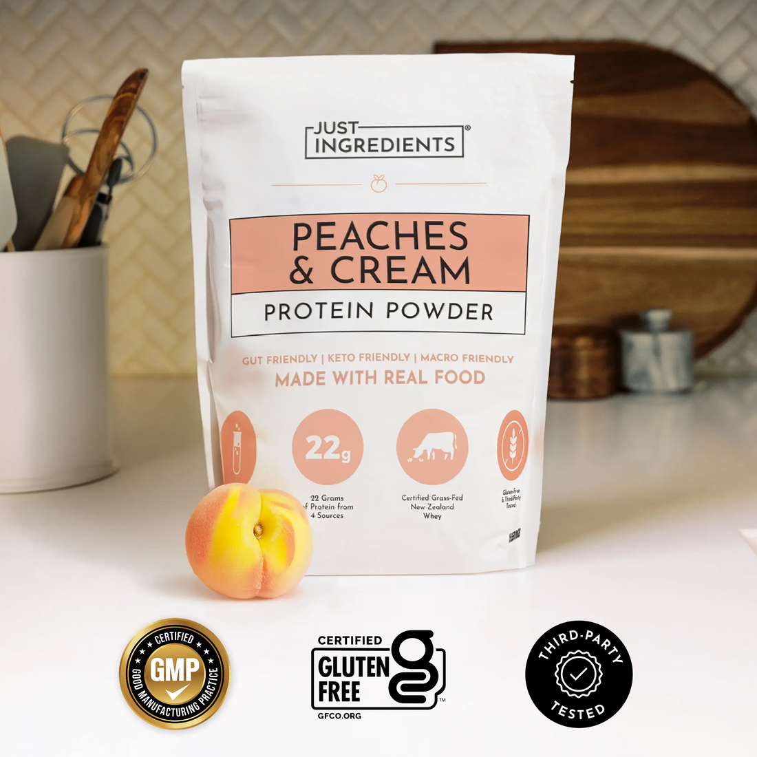 Peaches & Cream Protein Powder - Certifications
