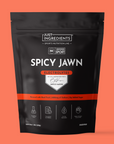 Front view of Spicy Jawn Performance Electrolytes powder pouch with label