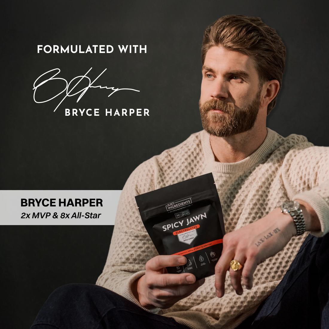 Partnership graphic highlighting the Spicy Jawn flavor collaboration
