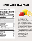 Strawberry Lemonade Sparkling Electrolytes - Nutrition Panel