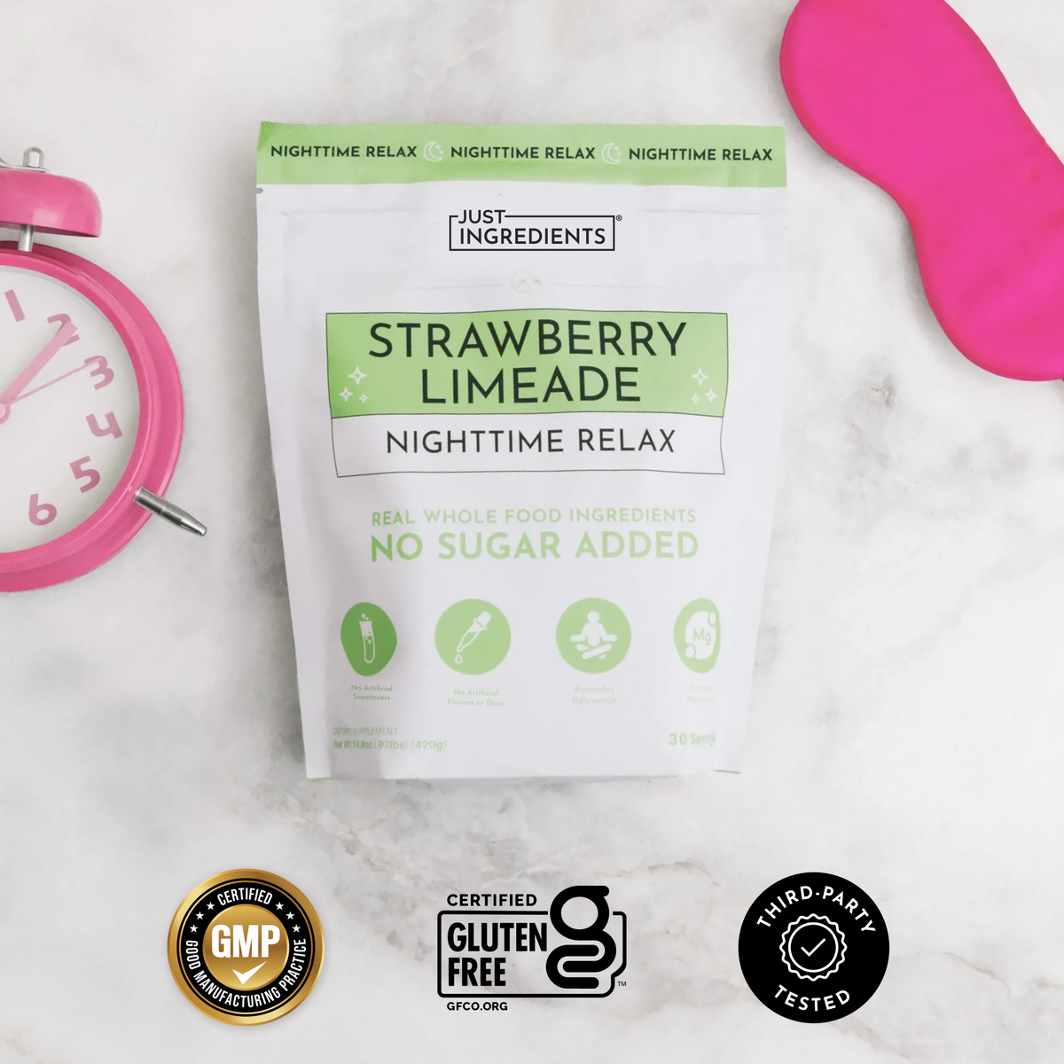 Strawberry Limeade Nighttime Relax - Cert