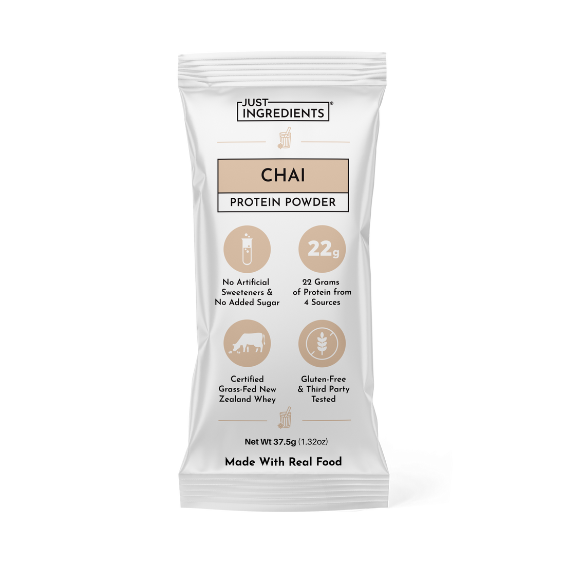 Chai Protein Powder - Individual Stick - Product Mockup