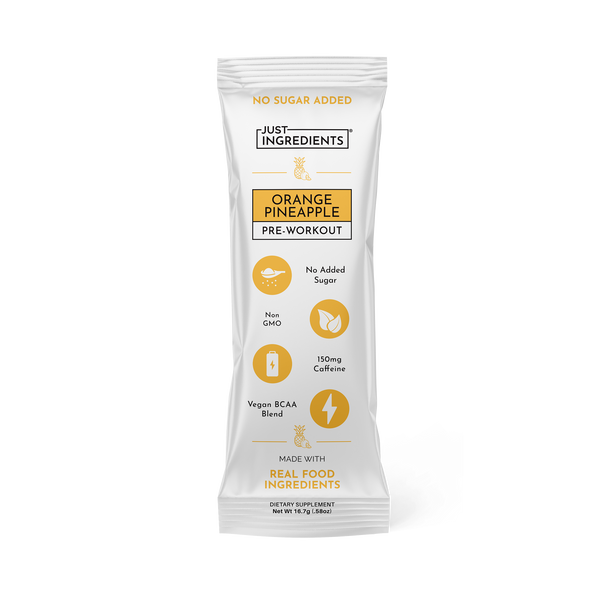 Orange Pineapple Pre-Workout Stick - Product Mockup