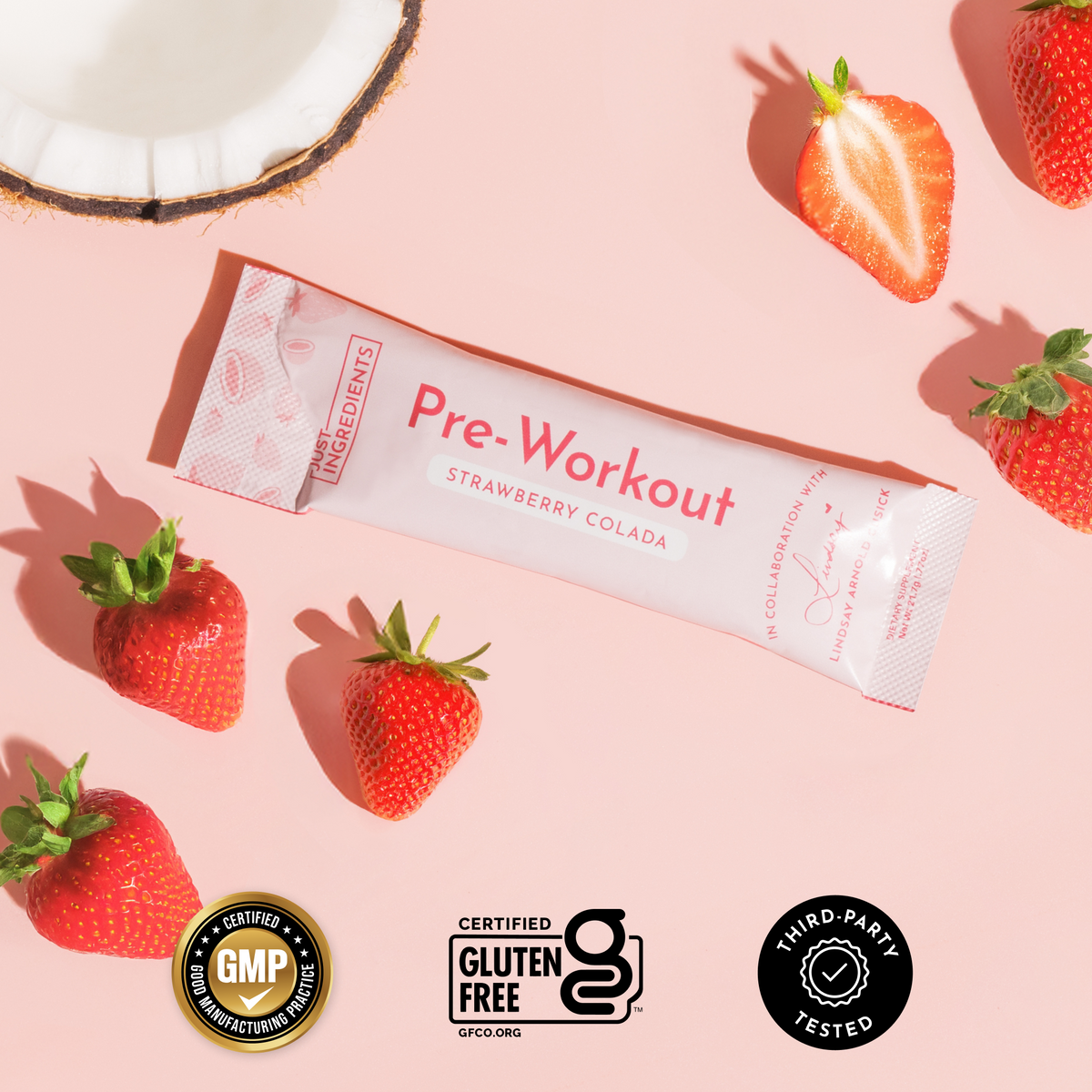 Strawberry Colada Pre-Workout Stick by Lindsay Arnold - Image 3
