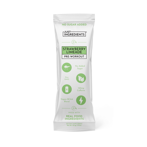 Strawberry Limeade Pre-Workout Stick - Product Mockup