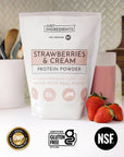 Strawberries & Cream Protein Powder - Certifications
