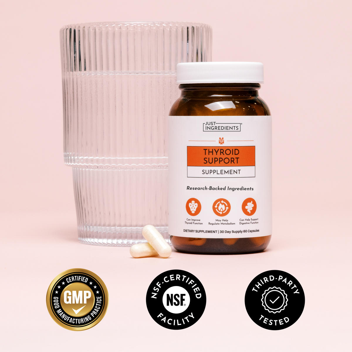 Thyroid Support Supplement - 60 Capsules