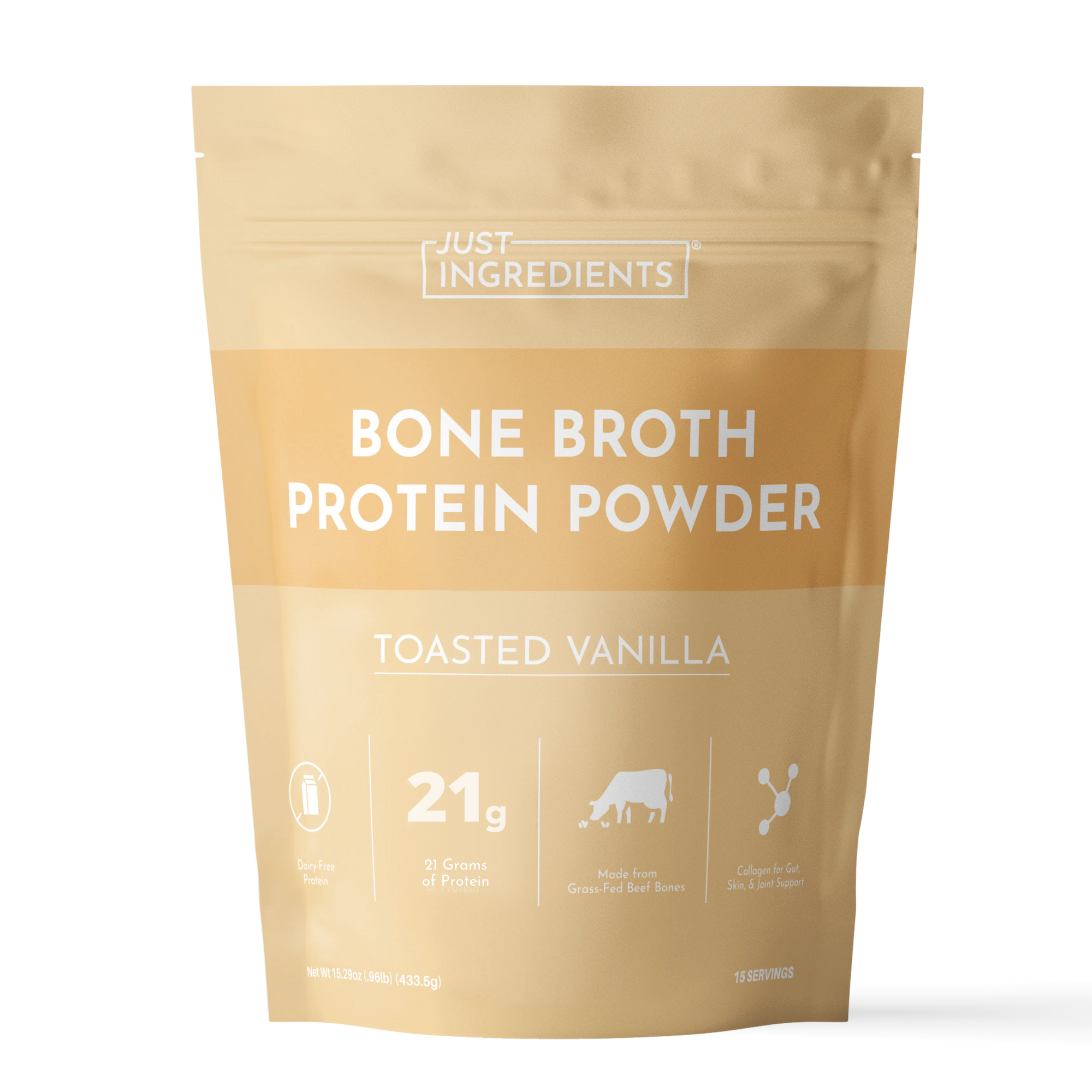 Toasted Vanilla Bone Broth Protein Powder - Product Mockup