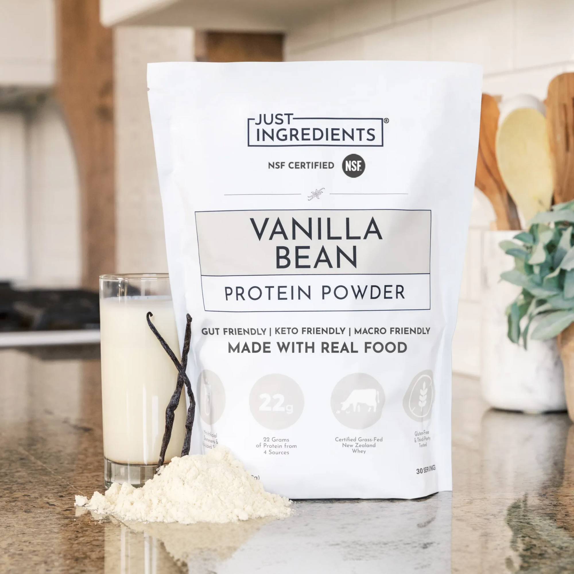 Vanilla Bean Protein Powder - Lifestyle