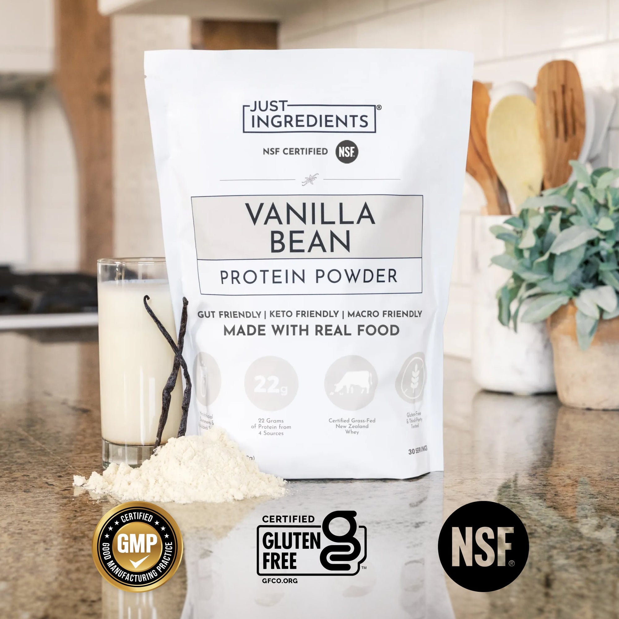 Vanilla Bean Protein Powder - Certifications