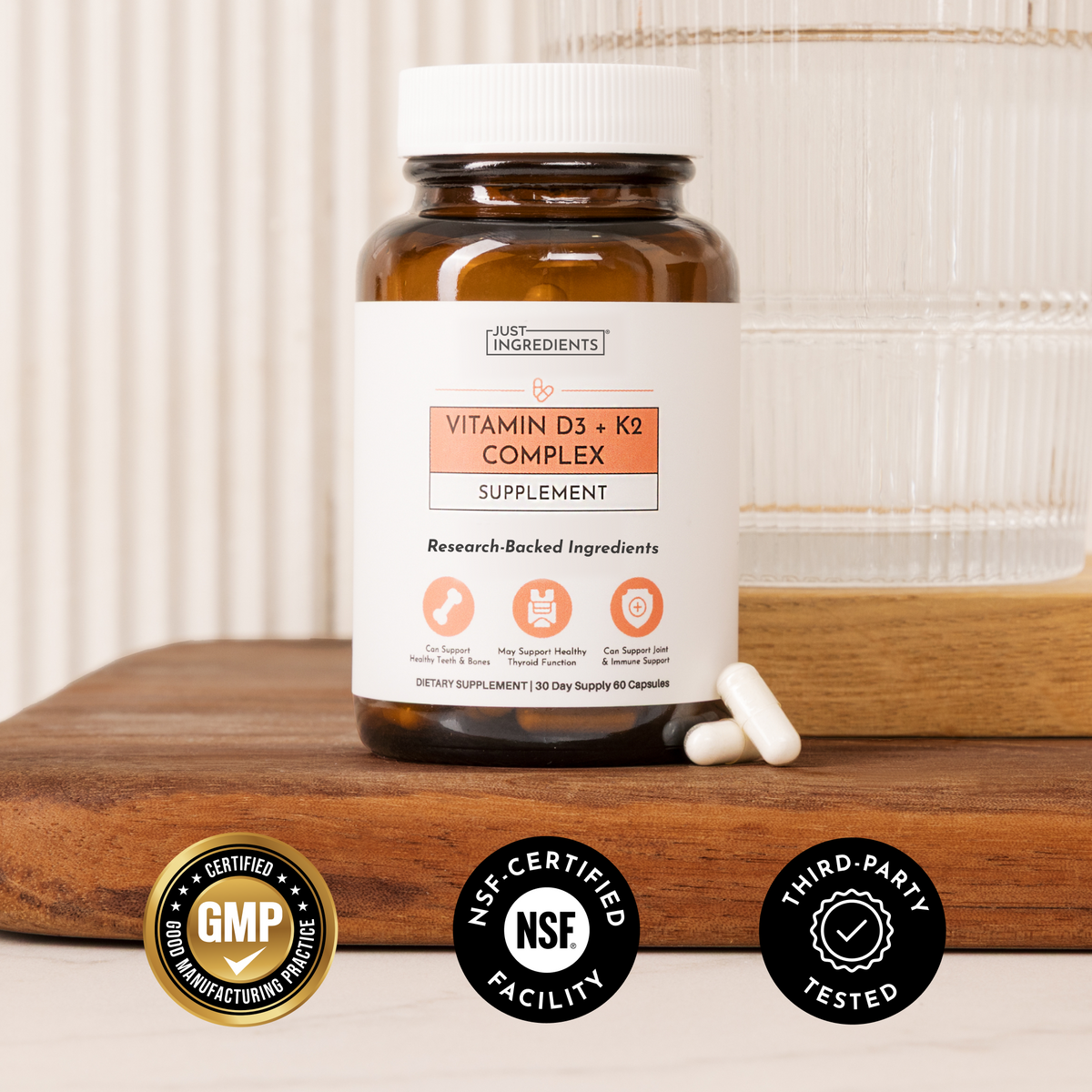 Vitamin D3 + K2 - Cert