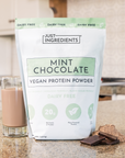 Vegan Mint Chocolate Protein Powder - Lifestyle
