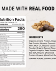Vegan Peanut Butter Chocolate Protein Powder - Nutrition Panel