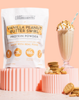Vanilla Peanut Butter Swirl Protein Powder - Lifestyle