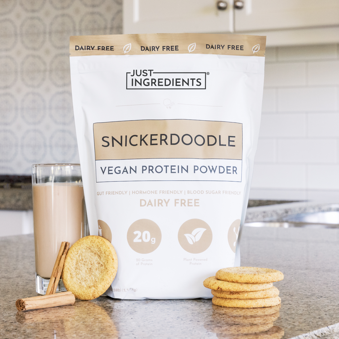 Vegan Snickerdoodle Protein Powder - Lifestyle
