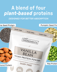 Vegan Vanilla Bean Protein Powder - Plant Proteins