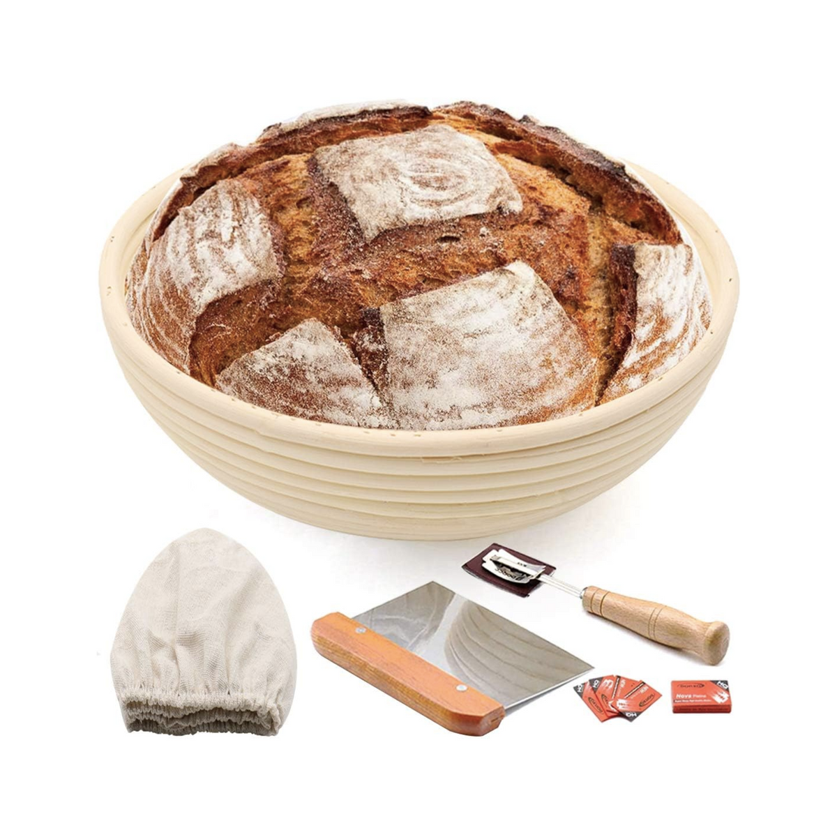 Bread Proofing Basket &amp; Scoring Lame