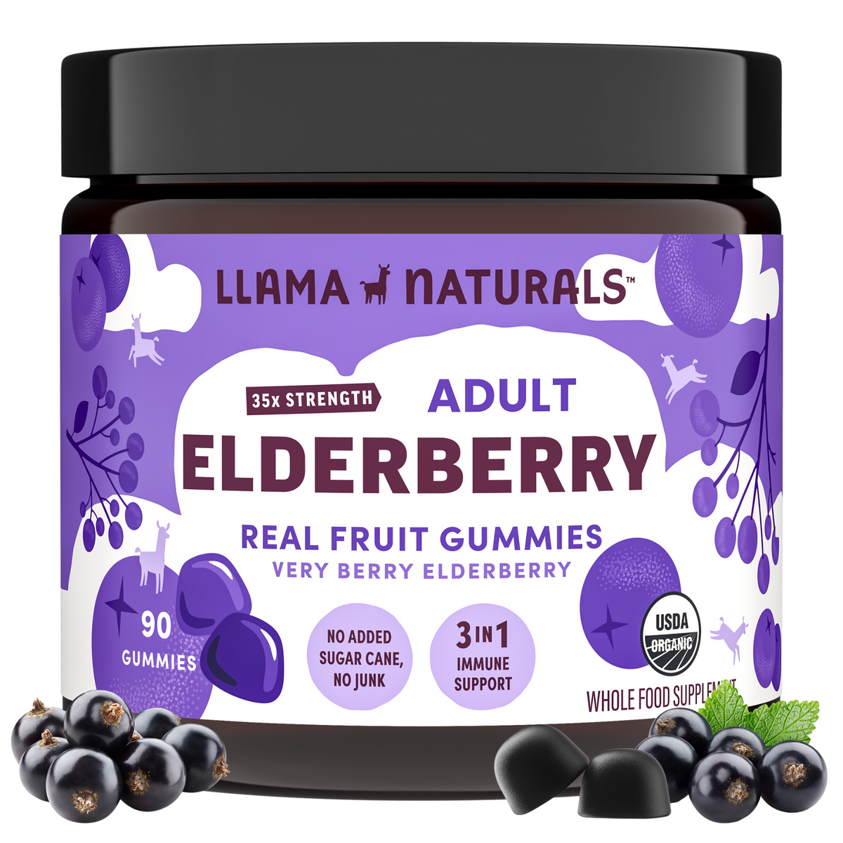 Llama Naturals Elderberry