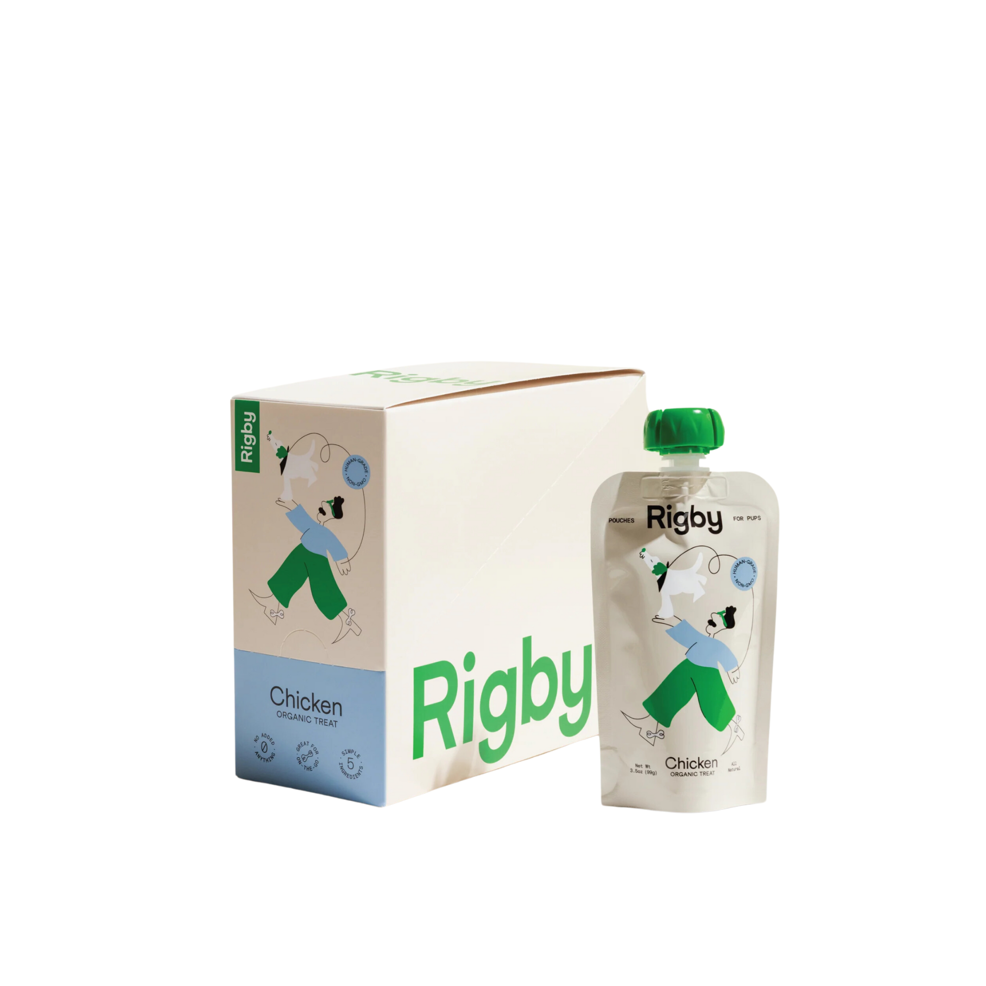 Rigby Organic Dog Food Pouch