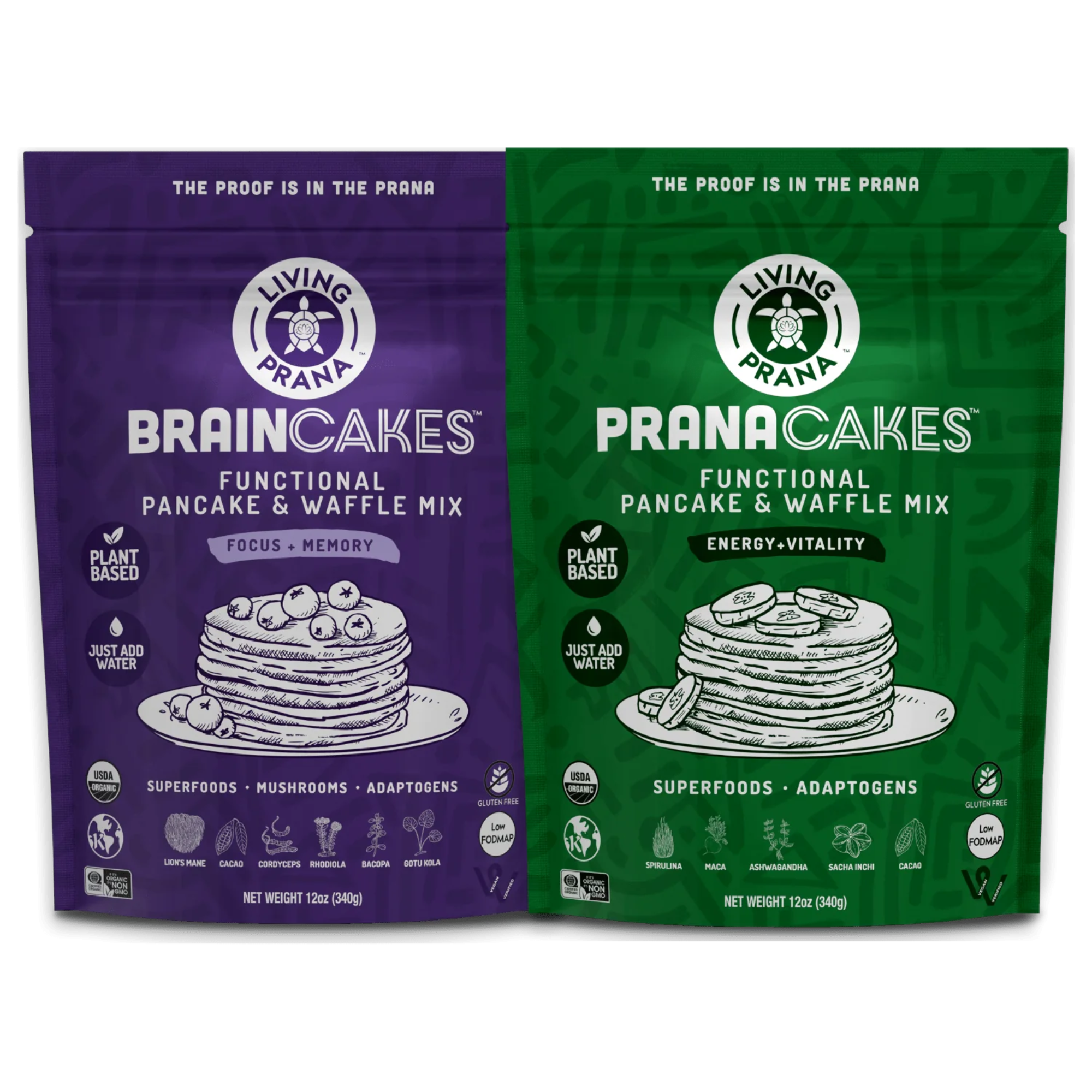 Living Prana Functional Pancake &amp; Waffle Mix