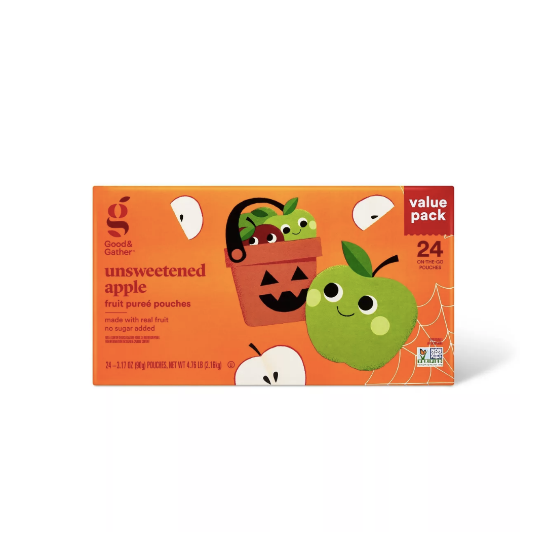 Halloween Apple Sauce Snacks