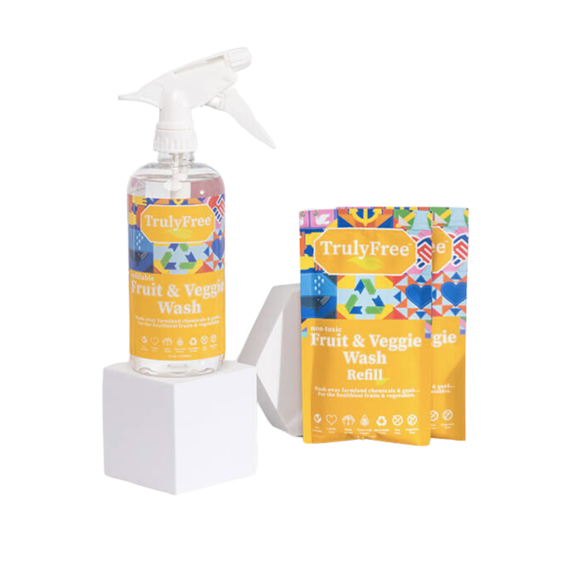 TRULY FREE FRUIT AND VEGGIE WASH – Just Ingredients