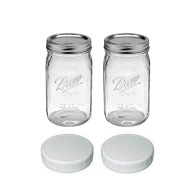 Wide Mouth Mason Jars